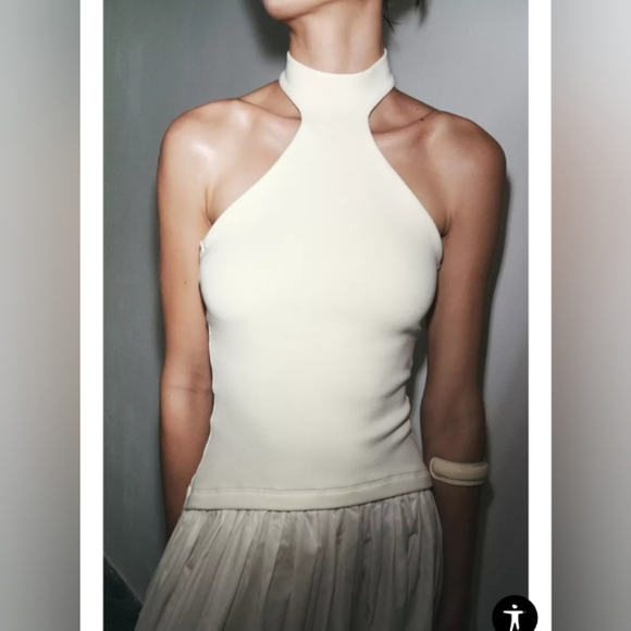 Zara Combination Halter Dress - Picture 4 of 7